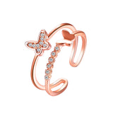 R612 - Elegant Butterfly Ring