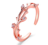 R615 - Rose Gold Floral Ring