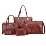 H1764 - 6Pc Fashion Handbag Set