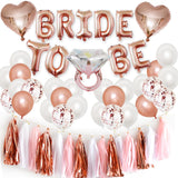 PS108 - Bride to Be Rose Gold Balloon Set