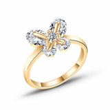 R581 - Sweet bow zircon ring