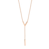 N2344 - V Shape Elegant Pendant Necklace