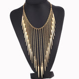 N1048 - Golden Spike Necklace