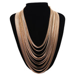 N1696 - Retro Layered Necklace