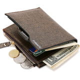 WA077 - Luxury men zipper wallet