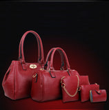 H1147 - Crocodile pattern Handbag Set