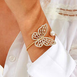 B842 - Butterfly Pendant Bracelet