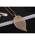 N2198 - Leaf Pendant Necklace