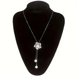 N2560 - White Pearl Pendant Necklace