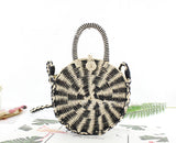 CL623 - Round straw woven bag