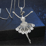 N2536 - Cute Ballerina Necklace