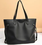 H1723 - Minerva Black Tote Handbag