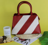 H1609 - Simple Striped Handbag