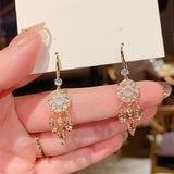 E1449 - Dreamcatcher Pendant Drop Earrings