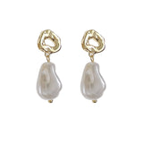 E1467 - Pearl Temperament Drop Earrings