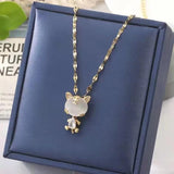 N2467 - Cat Pendant Necklace