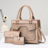 H1787 - Sturdy 3pc Handbag Set