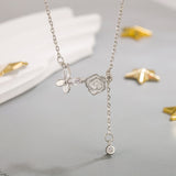 N2513 - Camellia Butterfly Necklace