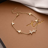 B900 - Golden Butterfly Bracelet