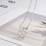 N2507 - Shell clavicle chain necklace