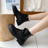 SH346 - Autumn Black Martin boots