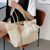 CL799 - Summer Straw Bucket Bag