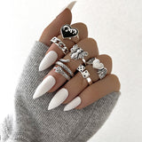 R660 - Vintage Silver Ring Set