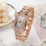 W3847 - American Style Diamond Box Dial Watch