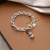 B906 - Silver Bear Bracelet