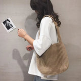 CL1097 - Korean Retro woolen knitted bag