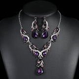 SET644 - Retro Gemstone Jewellery Set