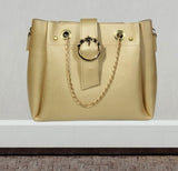 LKH092 - Gold Shoulder Bag