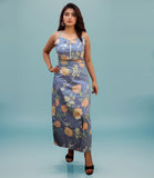 C278 - Blue Floral Two Piece Set