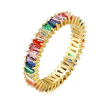 GFR004 - Zircon Rainbow S925 Ring