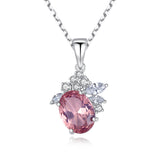 GFN017 - Morganite Simple Gemstone S925 Necklace