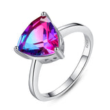 GFR012 - Tourmaline Rainbow Gemstone S925 Ring