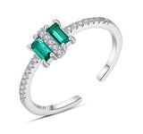 GFR024 - Emerald Green S925 Ring