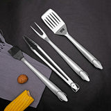 GKT023 - 4-Piece Stainless Steel Barbecue Set Tool