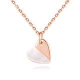 GFN018 - Peach Heart S925 Necklace