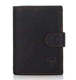 GWA028 - Ming Clan Retro Black Cowhide Leather Wallet