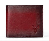 GWA030 - Ming Clan Gradient Red Cowhide Leather Wallet