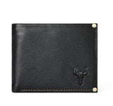 GWA027 - Ming Clan Black Cowhide Leather RFID Wallet