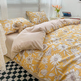 GBS018 - Sunflower Four Piece Winter Luxury Bedding Set